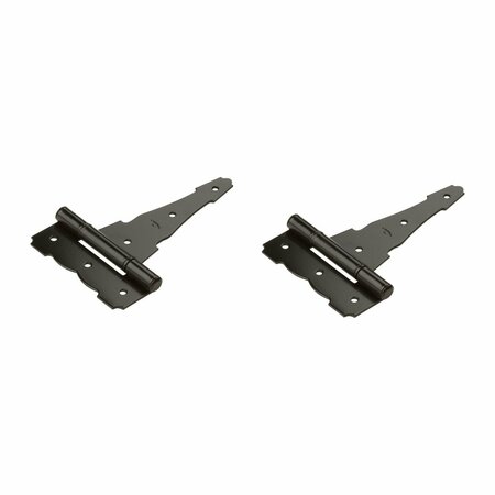 National Hardware ORN REV T-HINGE BLK 6IN N881-912